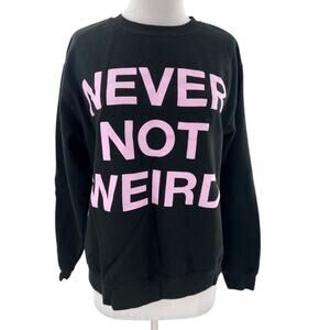 Anti social Social Club Never Not Weird Sweatshirt sz M